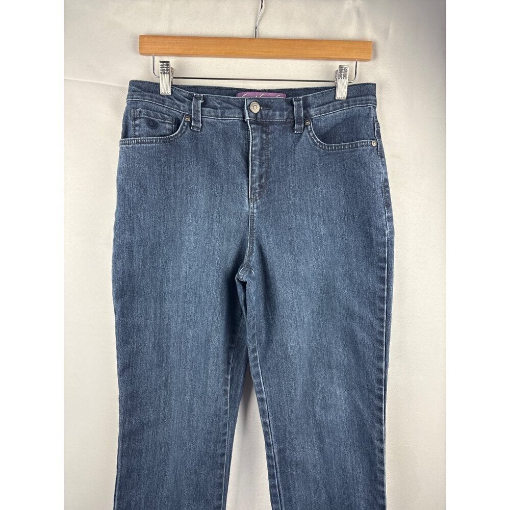 Gloria Vanderbilt Womens Denim Jeans Size 8 Blue Made In Indonesia Classic Fit